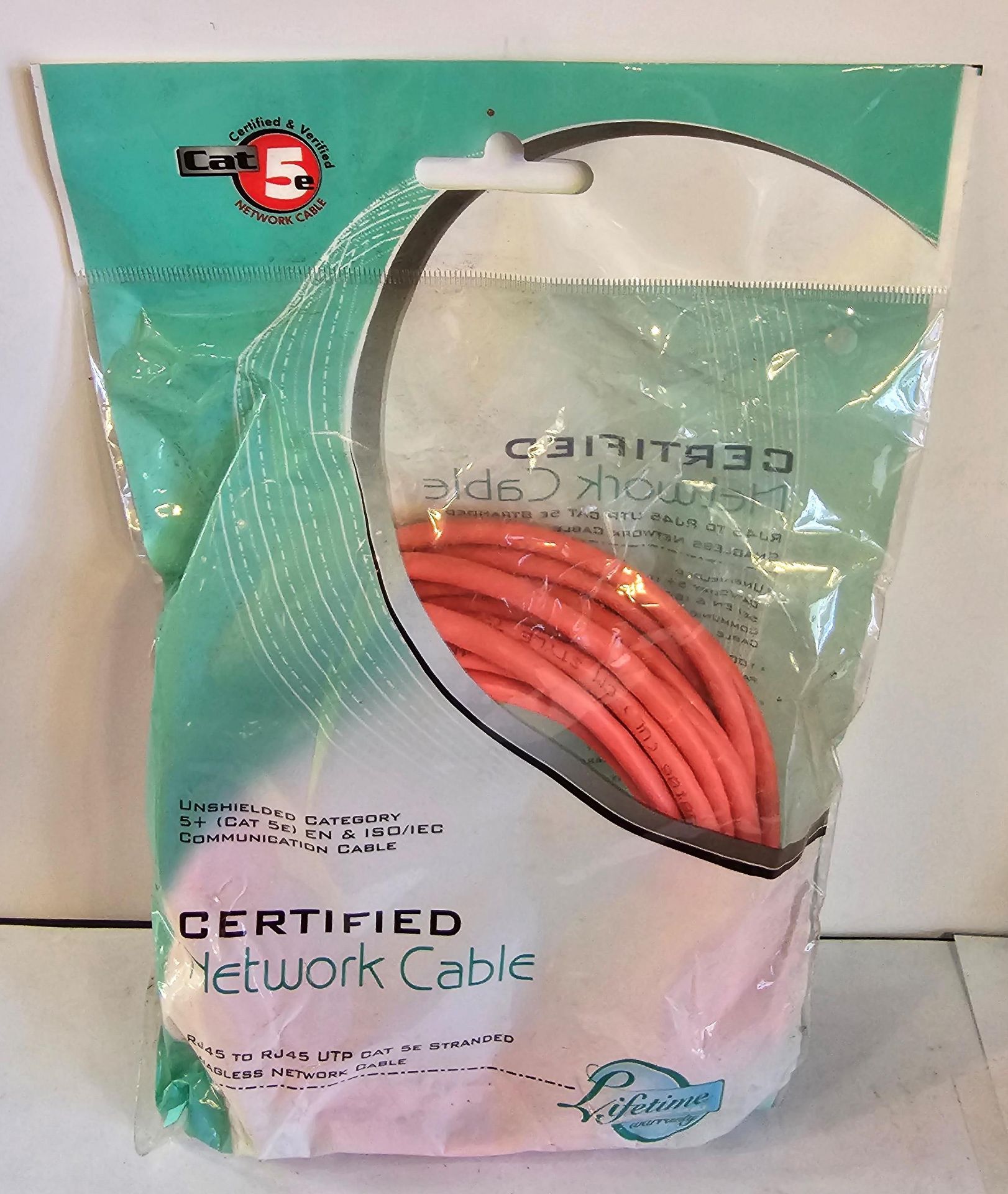 38 x 3MTR PATCH LEADS IN RED RJ45 UTP CERTIFIED NETWORK CABLE