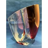 Kosta Boda 'Mirage' glass sculpture/vase,