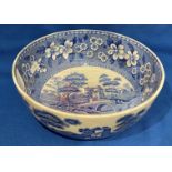 Copeland Spode Tower blue and white ceramic dish 22.5cm dia x 9.