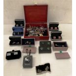 Contents to box - large quantity of assorted cufflinks (saleroom location: S3 QC06)