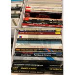 Contents to two boxes - approximately forty LP box sets of Opera and Classical music - Rossini,