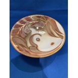 Alan Caiger-Smith lustreware hand-painted bowl, Aldermaston Pottery 1993 final exhibition, 24.