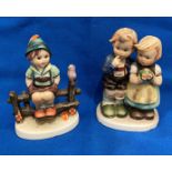 Two West Germany ceramic figurines by W.