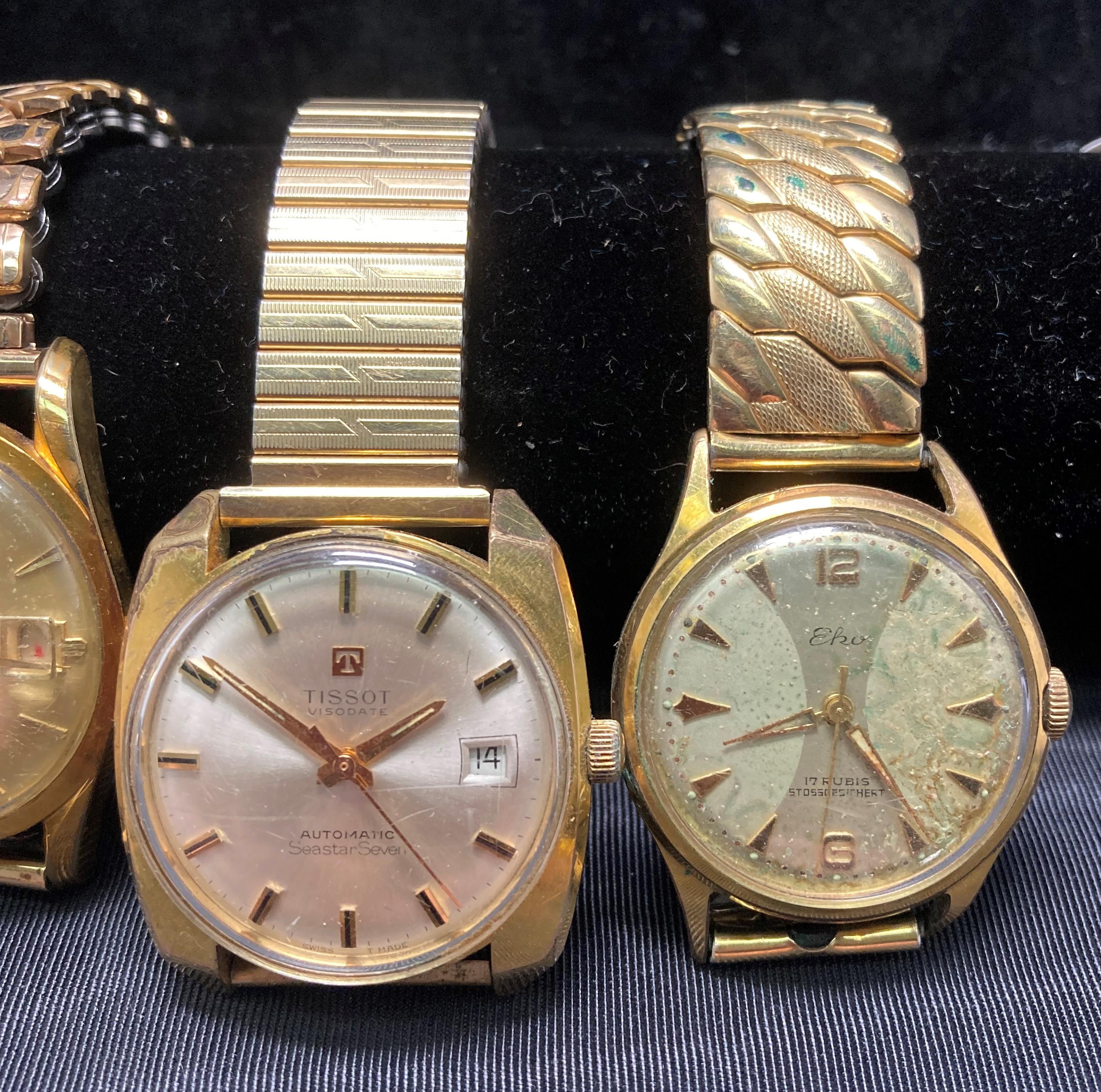 Four assorted watches including Camy 21 Jewels Sputnik watch with Camy centrepiece on reverse - Image 3 of 5