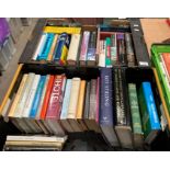 Contents to two crates - various fiction and non-fiction books - 'Stories from The New Yorker',