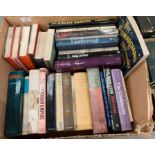 Contents to box - twenty-eight books on history many covering politics and economics - including