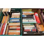 Contents to two crates (mainly hardback and paperback) novels - Joanna Trollope, John Le Carre,