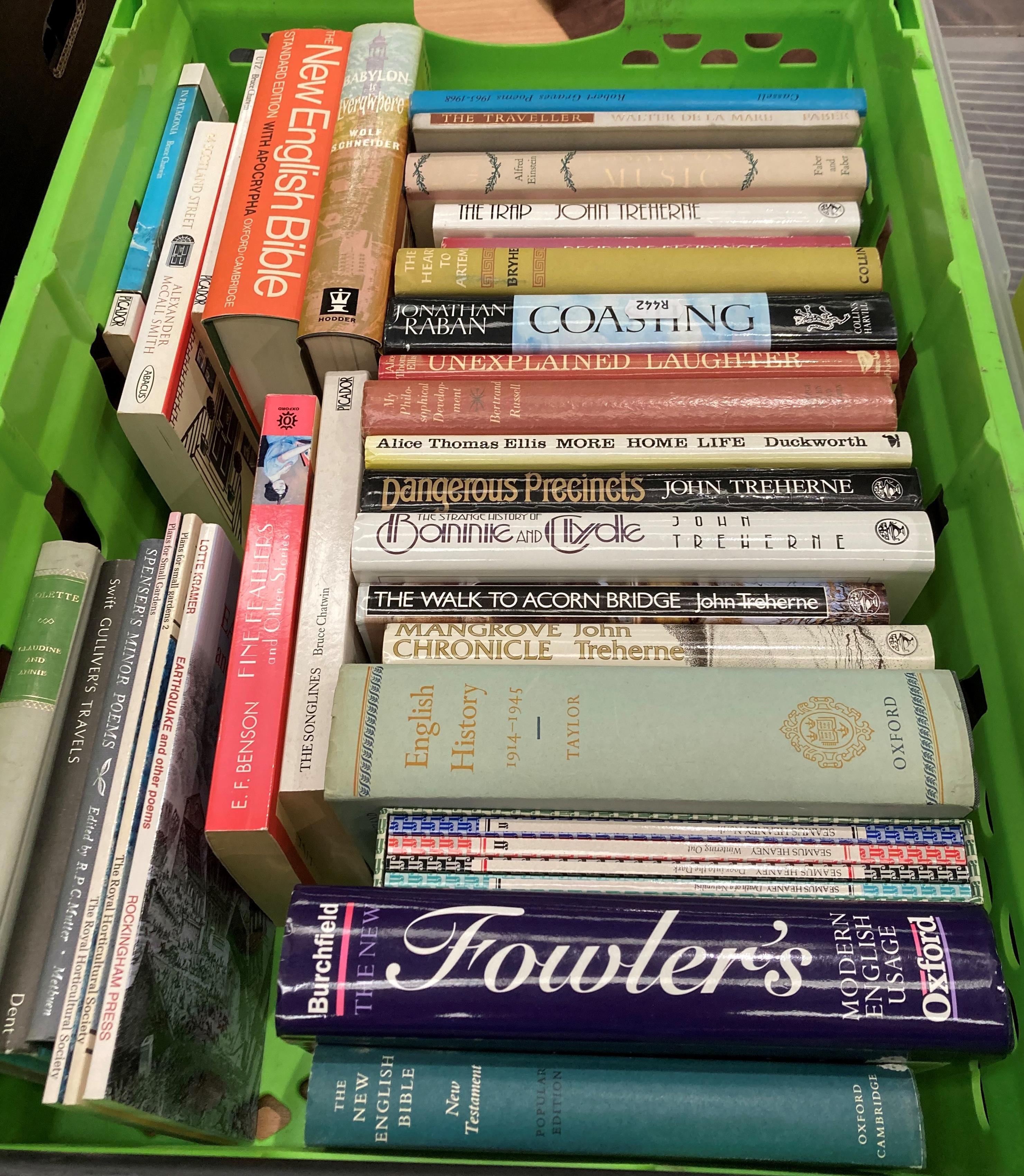 Contents to two crates - fiction and non-fiction books - Wainwrights 'Coast to Coast Walk', - Image 2 of 3