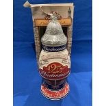 The 125th Budweiser Stein no: 09235 hand crafted by Anheuser-Busch(saleroom location: S3 QC07)