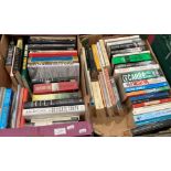 Contents to two crates (mainly hardback and paperback) novels - Susan Hill, John Le Carre,