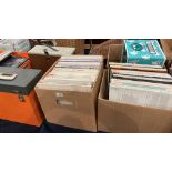 Contents to two boxes - approximately 120 mainly classical LPs, composers including Thomas Tallis,