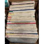 Contents to crate - approximately one-hundred mainly classical LPs - composers including Delius,