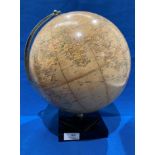 Philips 10" challenge globe on black plastic everite base (with crack) (saleroom location: S3 QC06)