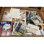Forty-seven Leeds United programmes (mainly home matches from the 1990s) - ten with players'