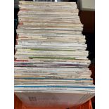 Contents to crate - approximately 120 mainly classical LPs, composers including Beethoven,