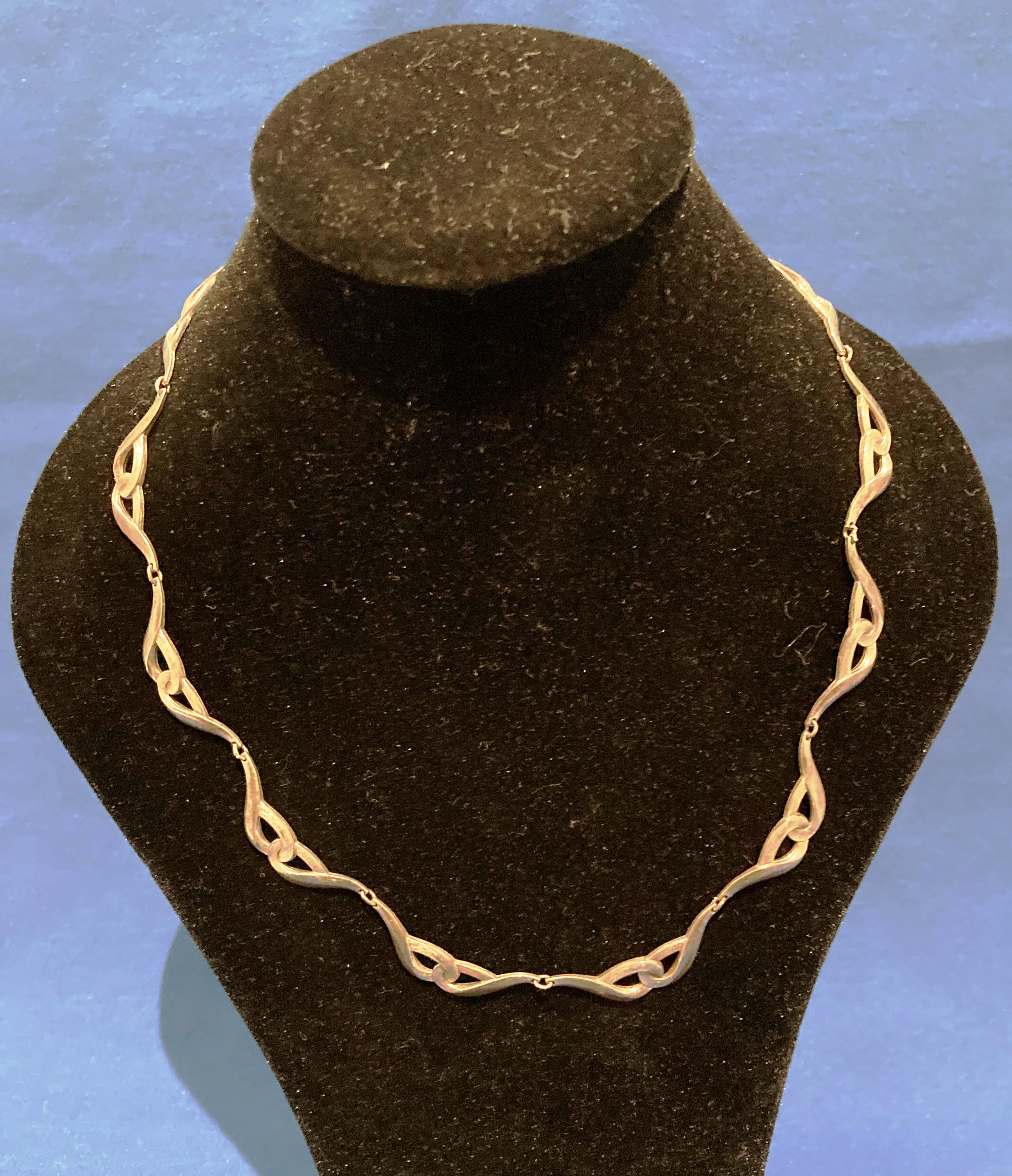 Vintage Sterling Silver [stamped: 925] necklace by K&L Kordes & Lichtenfels, - Image 2 of 3