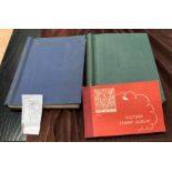 Three small stamp albums and contents - world stamps (saleroom location: S3 T1)