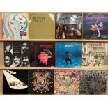 Twelve LPs - Cream 'Disraeli Gears' and 'Wheels of Fire', Hawkwind 'In Search of Space',