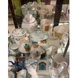 Twelve pieces of assorted ceramics including eight pieces of assorted crested china by W. H.