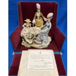 Royal Worcester Limited Edition 'The Tea Party' from the Victorian series no.