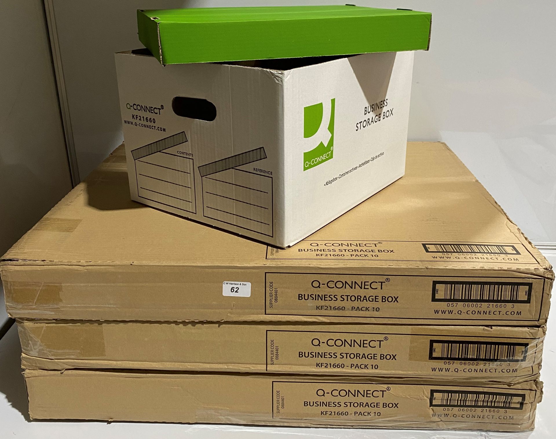 3 x boxes of 10 x archive storage boxes with lids 335 x 400 x 250mm (saleroom location: S3 QC18)