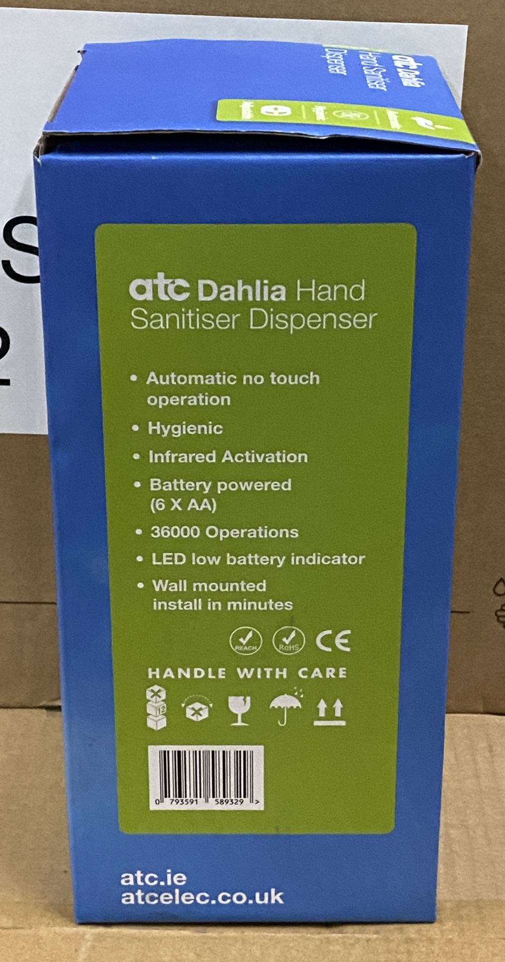 12 x ATC Dahlia Automatic Hand Soap/Sanitiser Dispensers - Boxed retail stock - RRP £59. - Image 2 of 5