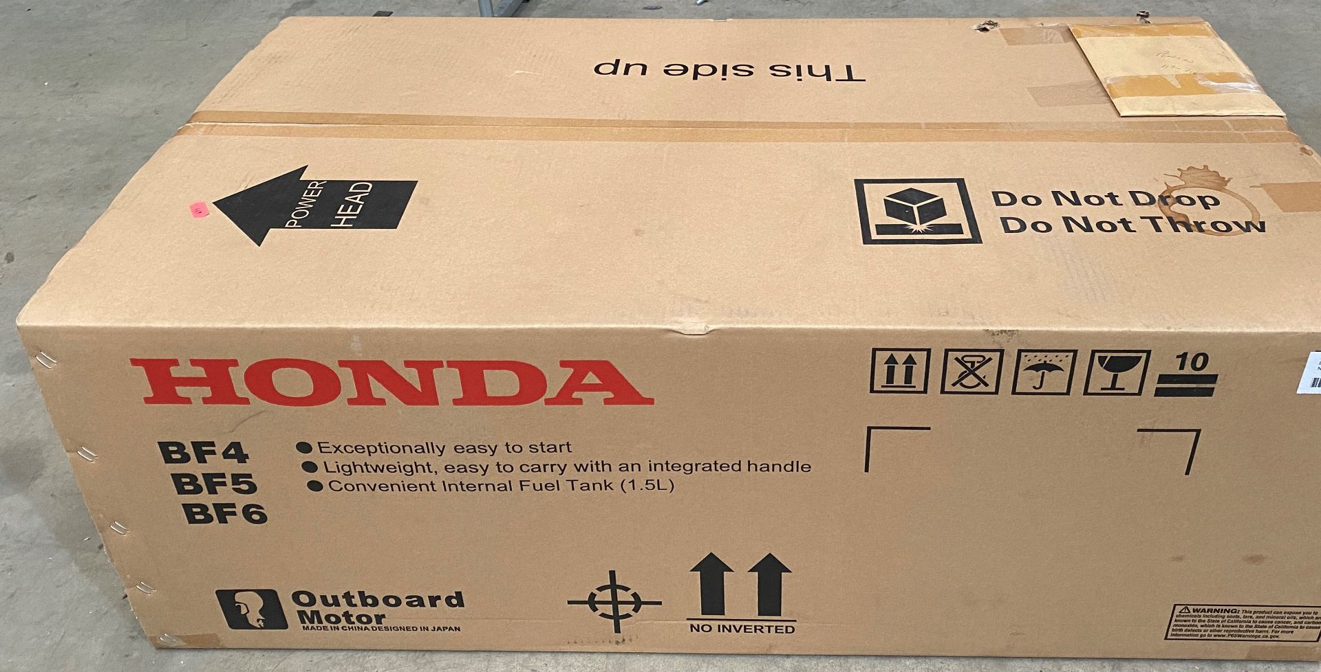 HONDA BF6 SHNU Silver 4-stroke outboard engine (Sealed,