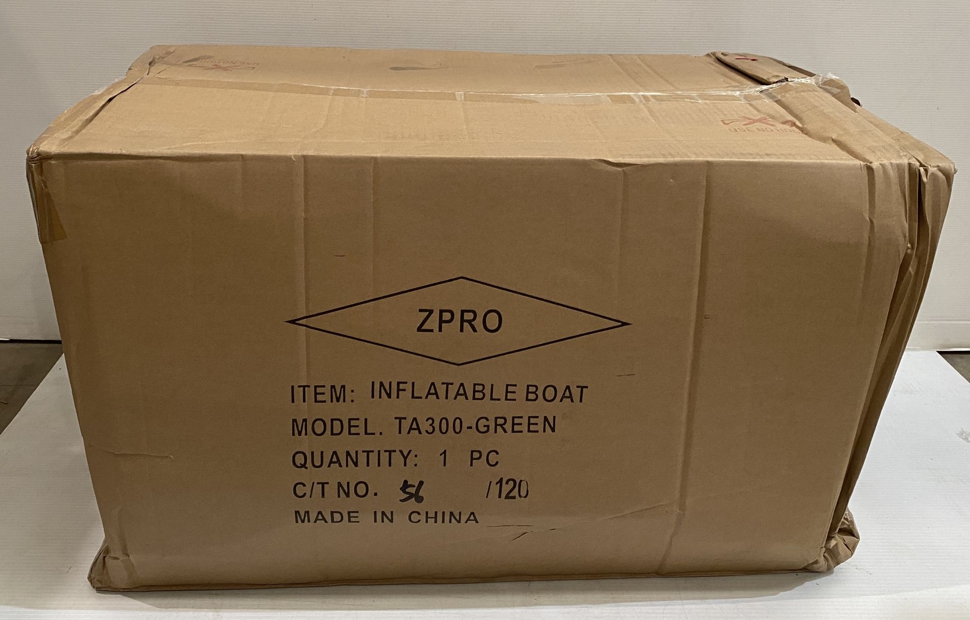 ZPRO Tango TA300 Green inflatable Kayak/Canoe (Sealed, - Image 6 of 6