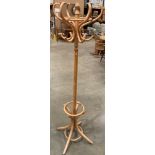 Beech bentwood hat and coat stand (saleroom location: MA3)