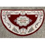 Lotus Premium Aubusson 100% wool rug - 70 x 127cm