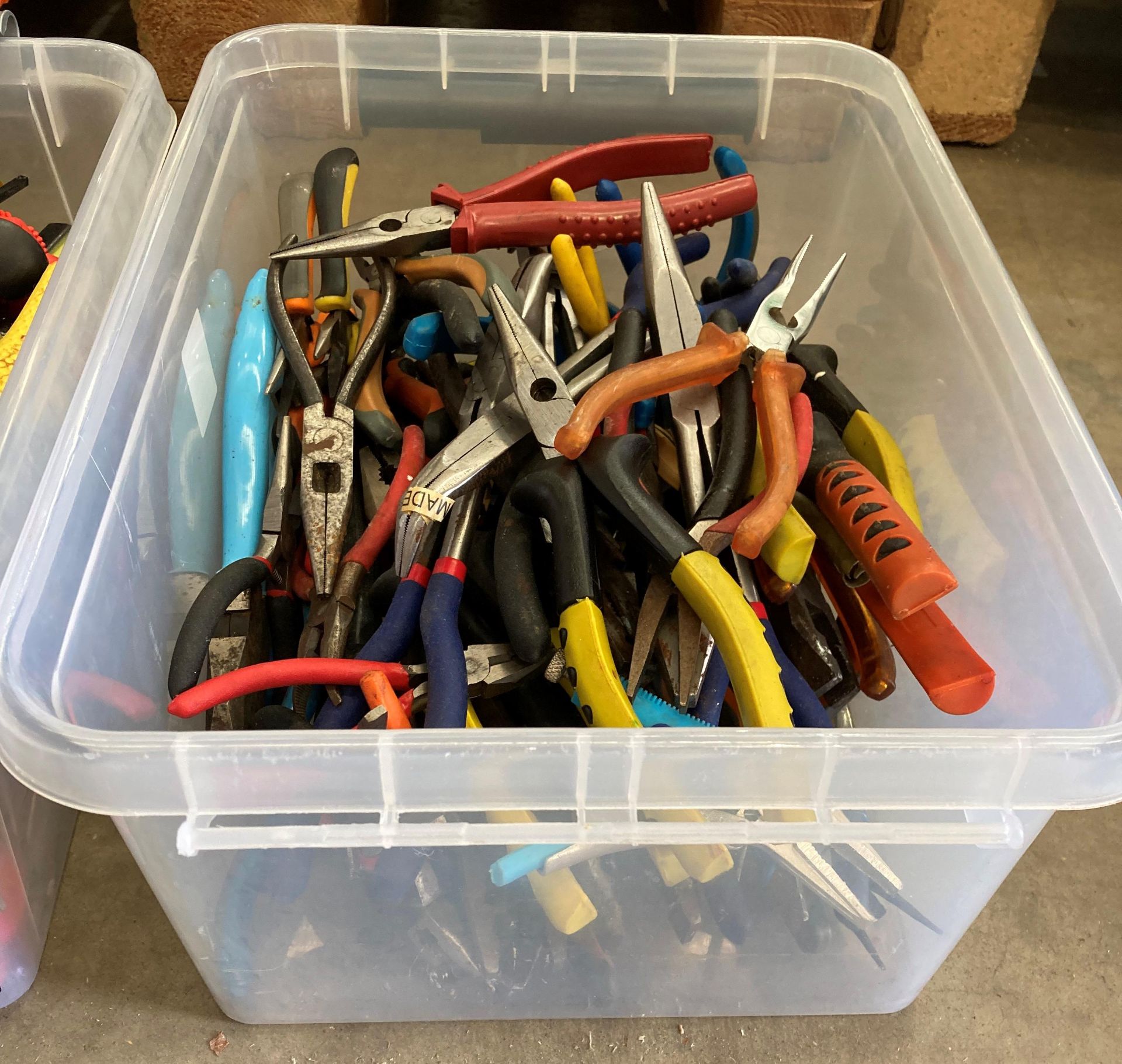 Contents to four boxes - a large quantity of assorted screwdrivers, pliers, flies etc. - Image 3 of 5