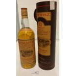 A one litre bottle of Glen Morangie 10 years old Single Highland Malt Scotch whisky in presentation