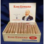 A box containing forty-six King Edward Invincible Deluxe S&S cigars (saleroom location: S3QC06)