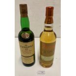 Two bottles of Scotch Whisky - a 70cl bottle of The Arran Malt Single Island Malt Scotch Whisky