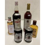 A litre bottle of Pimm's No 1 Cup spirit drink,