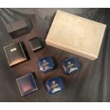 An assortment of empty/display jewellery boxes including Lotus (Classic Range) (8) (saleroom