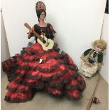 Large Flamenco doll 65cm tall,