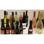 2 x 750ml bottles of Valdo Prosecco Extra Dry, 75cl bottle of Pendium Processo,