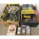 Two boxes containing National Geographic Precious Rocks Gems and Minerals part works together with