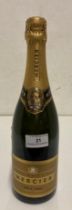 A 75cl bottle of Champagne Mercier Brut 1988 (saleroom location: Z06)