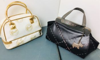 Two handbags - Radley dark brown,