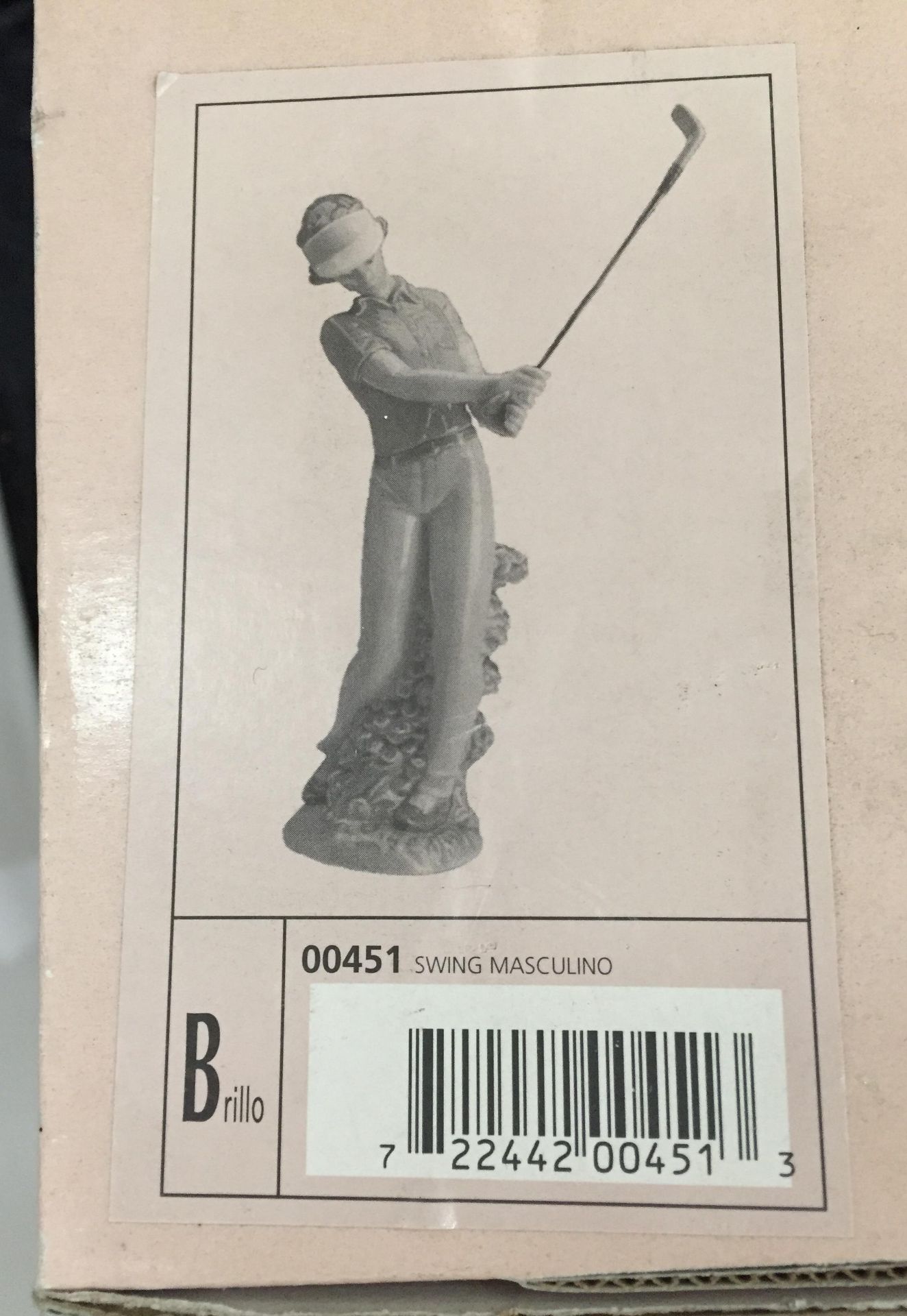 Nao figurine of male golfer, - Image 3 of 3