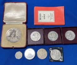 Solid silver [hallmarked] medallion of Liverpool Cathedral for Fellow Workers 1901-1934 (weight - 2.