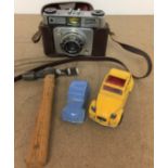 Four items including Ilford Sportsman camera with leather case,