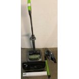 Gtech 22v cordless vacuum cleaner complete with charger and bag of accessories and a Gtech 22v