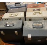 Contents to eight vinyl record cases - a large quantity of 78rpm records (saleroom location: S3 T6)