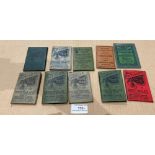 Ten vintage Cyclists pocket road maps (eight issued by Pattisons Ltd) (saleroom location: S3 QC07)