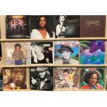 Twelve assorted LP albums - ABBA, David Cassidy, Gilbert O'Sullivan, Nilsson, John Fahey,