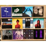 Depeche Mode - a collection of sixteen LPs and 12" singles including 'Personal Jesus',