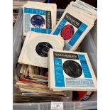 Contents to plastic crate - approximately 240 assorted 45rpm singles - Pop and Rock circa